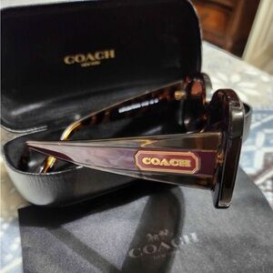 Coach Brown Tortoise Sunglasses